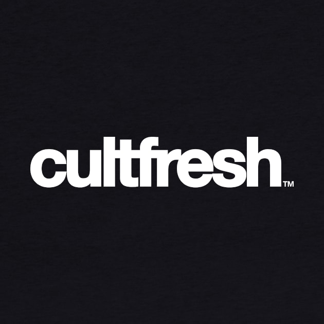 cultfresh™ logo white by cultfresh™